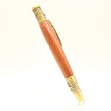 FF-FG Fishing Bubinga Twist Pen with Antique Brass Trim
