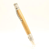 FF-FI Fishing Teak Twist Pen with Antique Pewter Trim