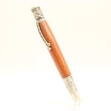 FF-FH Fishing Bubinga Twist Pen with Antique Pewter Trim