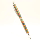 FL-F Fancy Lady Slimline Twist Pen Multi-Colored Laminate with Chrome Trim