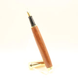 MF-BC Magnetic Fountain Pen Bubinga Gold Trim