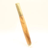 MR-BG Magnetic Rollerball Maple Burl With Antique Brass Trim