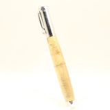 MF-BB Magnetic Fountain Pen Maple Burl With Chrome Trim