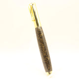 MF-BE Magnetic Fountain Pen Black and Gold Acrylic Gold Trim