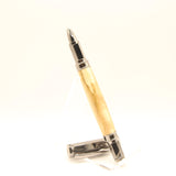 VR-BBG Vertex Curly Maple Rollerball With Gun Metal Trim