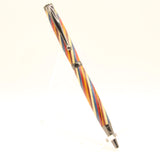 S-CFE Slimline Multi-Colored Laminate Twist Pen with Gun Metal Trim