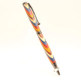 S-CFE Slimline Multi-Colored Laminate Twist Pen with Gun Metal Trim