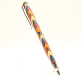 S-CFE Slimline Multi-Colored Laminate Twist Pen with Gun Metal Trim