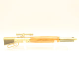 LAR-ABB Lever Action Rifle Olivewood With Antique Brass Trim