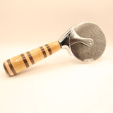 PC-AAA Pizza Cutter Maple and Walnut With Stainless Steel