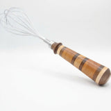 WK- BD Whisk Cherry, Maple and Walnut With Stainless Steel