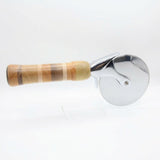 PC-HG Pizza Cutter Segmented Domestic Hardwoods With Stainless Steel