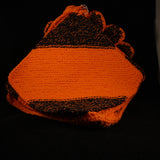 LENSH023 - Hot Pads/Dishcloth Set (Orange/Black)