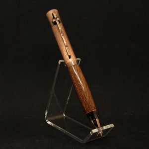 LA-BG Lever Action Sapele Pen With Antique Rose Trim