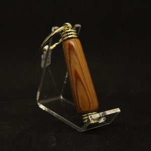 K-AHF Key Chain Cypress With Gold Trim