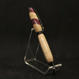 RM-BGE Comfort Maple and Purpleheart Remnant Pen with Gun Metal Trim