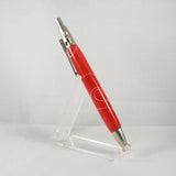 JB-AI Jazz Bolt Action Red and White Acrylic With Satin Chrome Trim