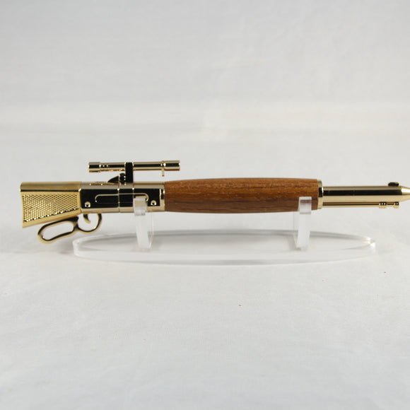 LAR-AD Lever Action Rifle Teak With  Gold Trim
