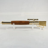 LAR-AD Lever Action Rifle Teak With  Gold Trim