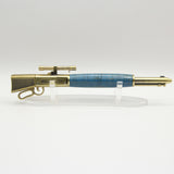 LAR-HH Lever Action Rifle Blue Box Elder With Antique Brass Trim