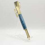 LAR-HH Lever Action Rifle Blue Box Elder With Antique Brass Trim