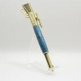 LAR-HH Lever Action Rifle Blue Box Elder With Antique Brass Trim