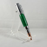 M-AAH Mini 4" Bolt Action Green Acrylic With Chrome Trim