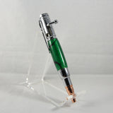 M-AAH Mini 4" Bolt Action Green Acrylic With Chrome Trim