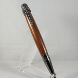 MD-D Medical Bolivian Rosewood Twist Pen With Gun Metal Trim