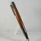 MD-D Medical Bolivian Rosewood Twist Pen With Gun Metal Trim
