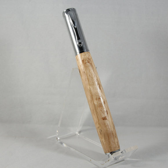 MF-G Magnetic Fountain Pen Bird's Eye Eucalytus With Chrome Trim