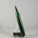 MR-AF Magnetic Rollerball Green Laminate With Gun Metal Trim