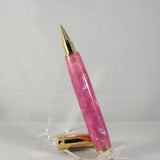 MR-AH Magnetic Rollerball Pink  Acrylic With Gold Trim