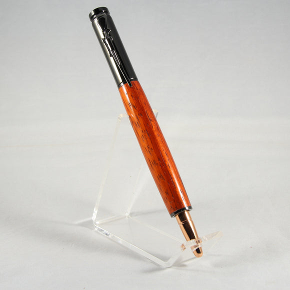 MRR-AH Magnetic Rifle Rollerball Padauk With Gun Metal Trim