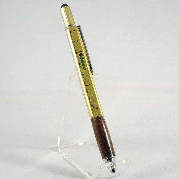 MTP-BG Multi-Function Pen Walnut Pen (Gold)