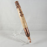 NT-A Nautical Birdeye Maple Twist Pen With Antique Copper Trim