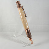 NT-A Nautical Birdeye Maple Twist Pen With Antique Copper Trim