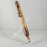 NT-A Nautical Birdeye Maple Twist Pen With Antique Copper Trim