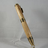 PKB-A Pickleball Beli Twist Pen With Antique Brass Trim