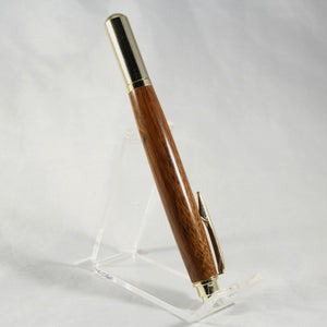 RR-AAA Rollester Ipe Rollerball Pen With Gold Trim