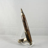 RR-ABG Rollester Black Palm Rollerball with Antique Brass Trim