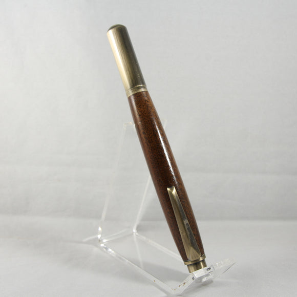 RR-ABH Rollester Bocote Rollerball with Antique Brass Trim