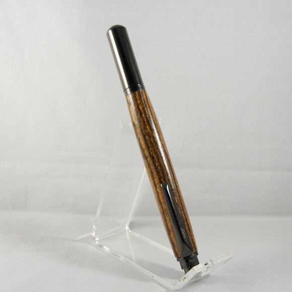 RR-ABI Rollester Bocote Rollerball with Gun Metal Trim