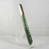 RR-ACA Rollester Box Elder Green Rollerball with Antique Brass Trim