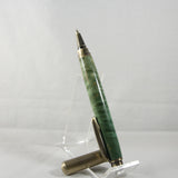RR-ACA Rollester Box Elder Green Rollerball with Antique Brass Trim