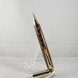 RR-ACC Rollester Multi-Color Laminate Rollerball with Gold Trim