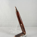 RR-ACD Rollester Rust and Black Laminate Rollerball with Antique Rose Gold Trim