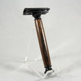 RS-FD Safety Razor Handle Bocote With Gun Metal Trim