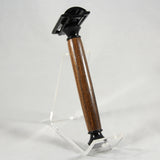 RS-FD Safety Razor Handle Bocote With Gun Metal Trim