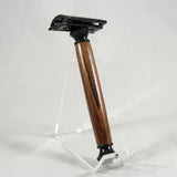 RS-FD Safety Razor Handle Bocote With Gun Metal Trim